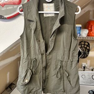 Angel Kiss Olive Green Vest